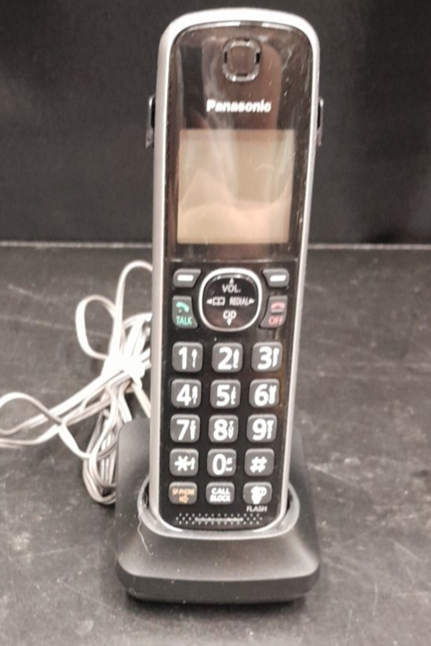 Panasonic KX-TGFA61B Cordless Expansion Telephone Handset and PLNC1078 Charger